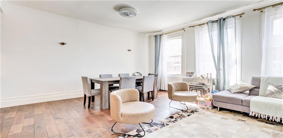 			3 Bedroom, 1 bath, 1 reception Apartment			 Mill Lane, WEST HAMPSTEAD